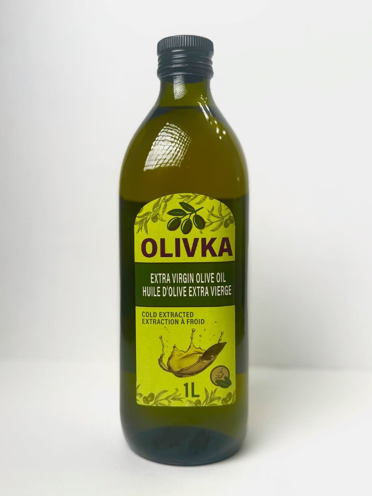 Olivka 1 liter bottle, front